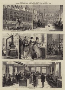 Fremstilling af stålpenne af Alfred Chantrey Corbould